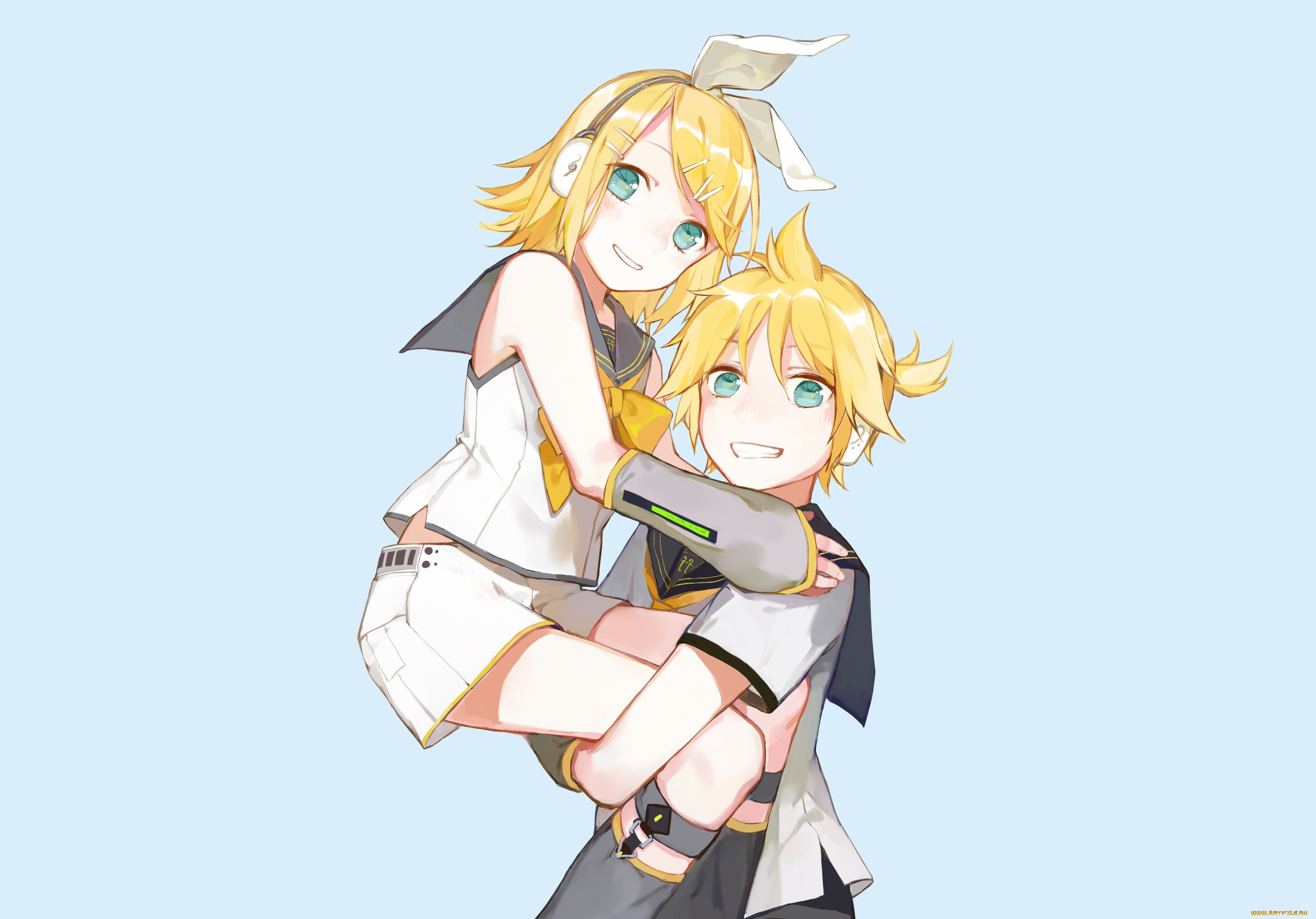 , vocaloid, kagamine, mirrors